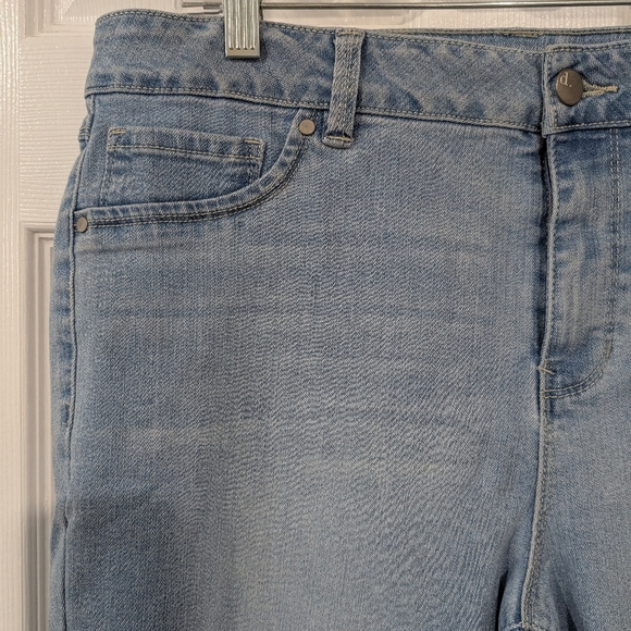 D. Jeans Light Wash High Waist Skinny Denim Jeans in Size 16 - Picture 2 of 10